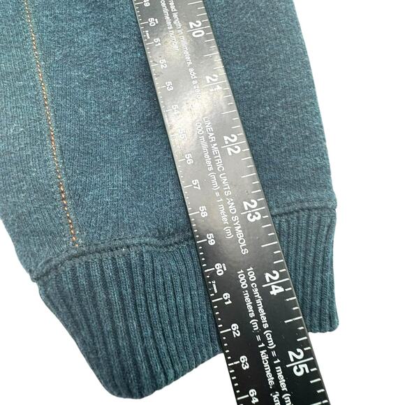 TOMMY BAHAMA Men Large 100% Cotton Blue Gray Reversible 1/4 Zip Pullover Sweater - Picture 9 of 9